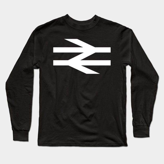 British Rail Long Sleeve T-Shirt by Meta Cortex